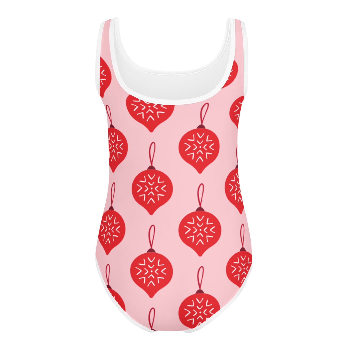 "PINK ORNAMENTS" Holiday Dance + Gymnastic Leotard