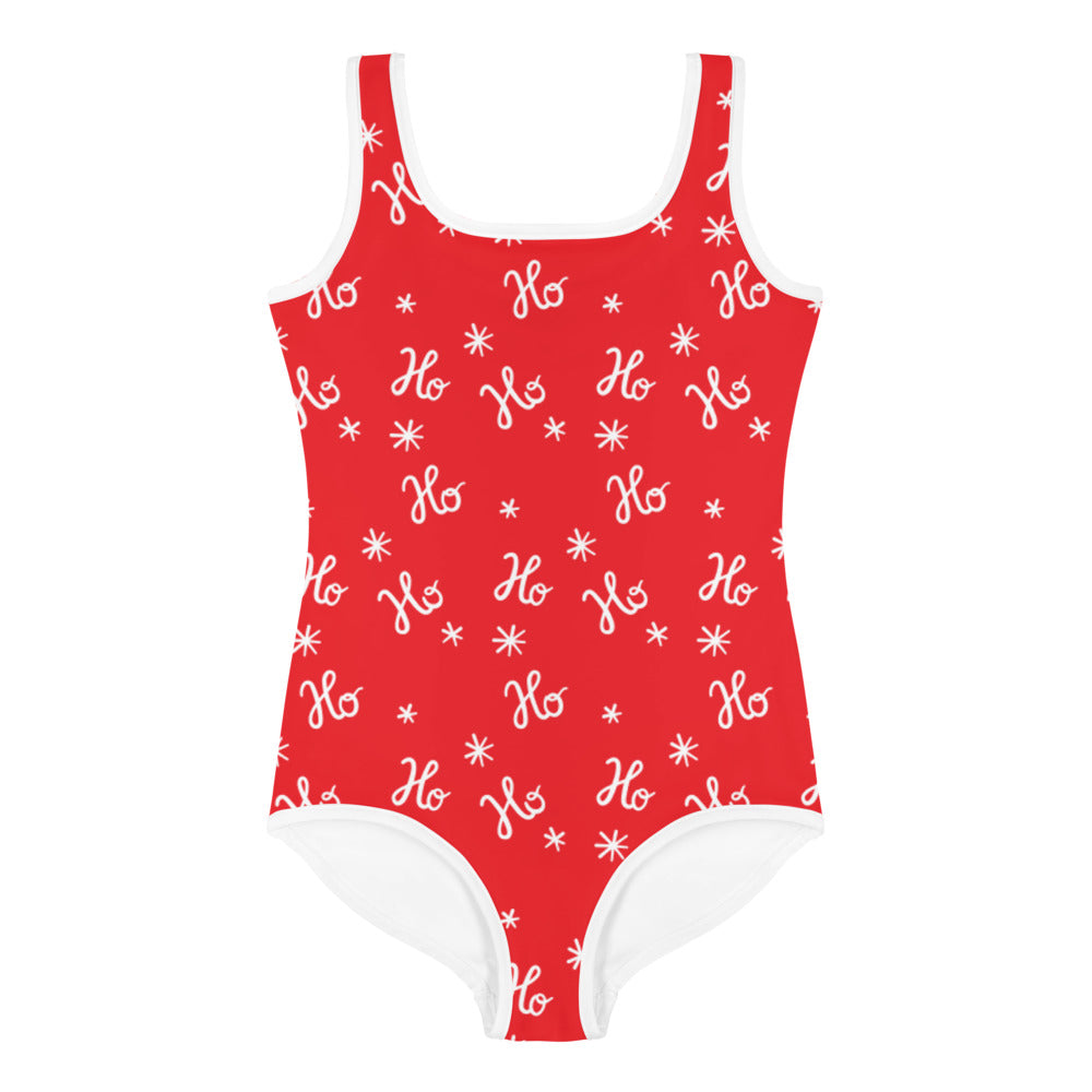 "HO HO HO" Holiday Dance + Gymnastic Leotard