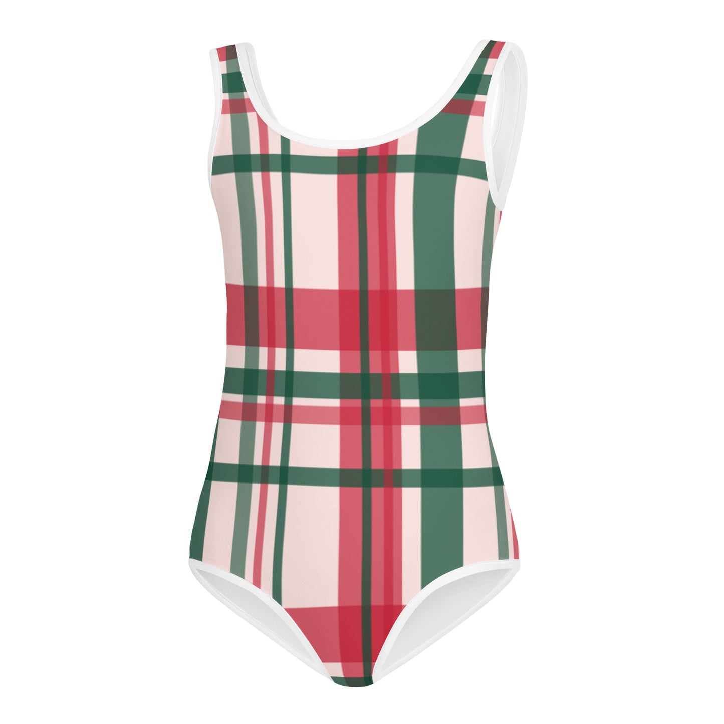 "CHRISTMAS PLAID" Holiday Dance + Gymnastic Leotard