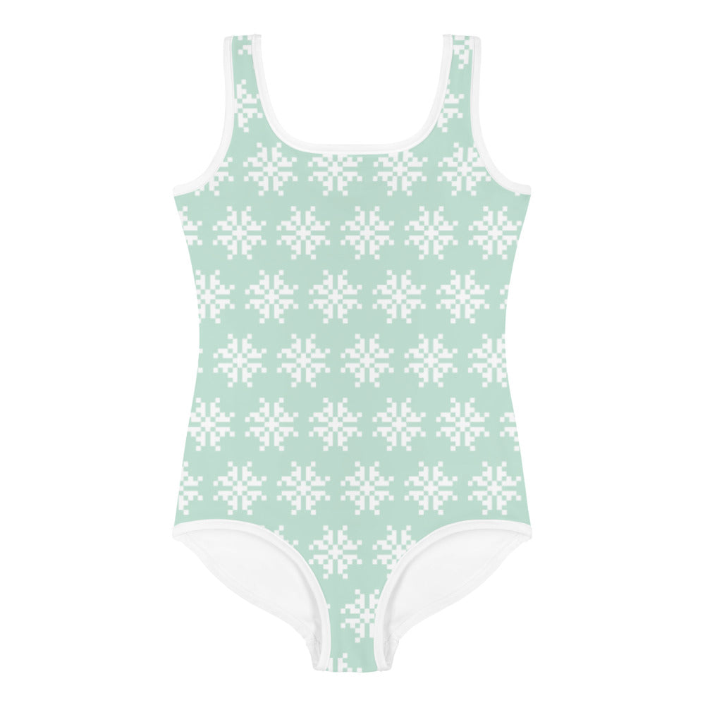 "SNOWFLAKE" Holiday Dance + Gymnastic Leotard