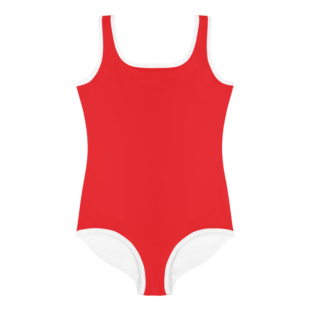 "CHERRY RED" Dance + Gymnastic Leotard
