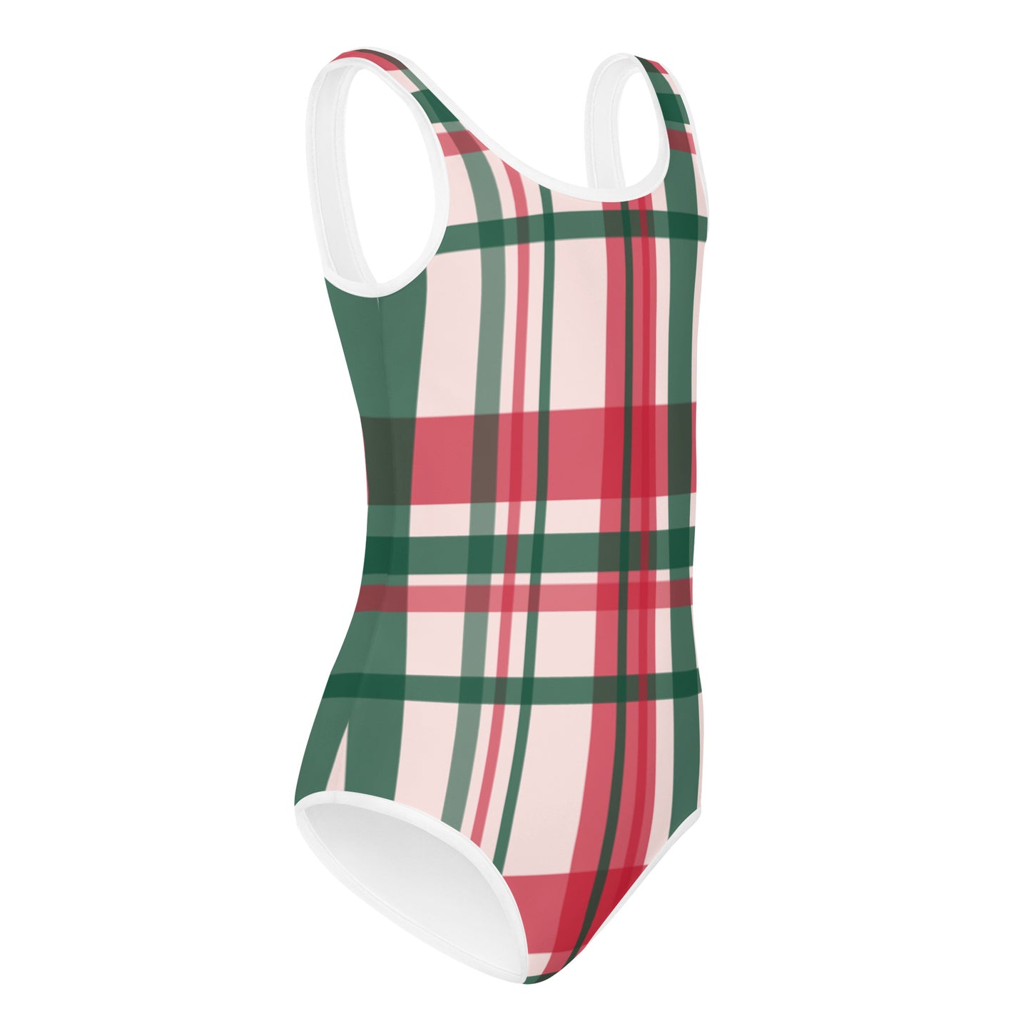 "CHRISTMAS PLAID" Holiday Dance + Gymnastic Leotard